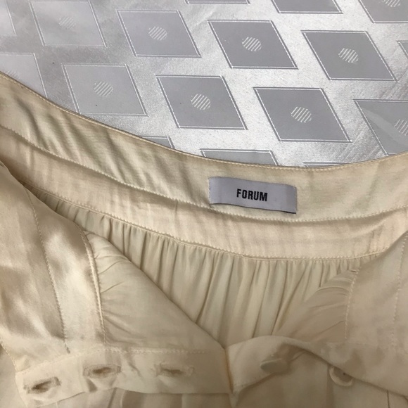 Silk ivory skirt - Picture 6 of 8